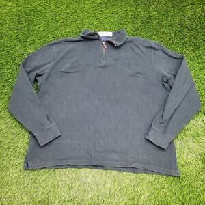 Vintage Ralph-Lauren 1/4 Zip Sweater XL 16x27 Baggy Faded